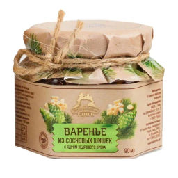 Варенье из сосновых шишек с ядром кедрового ореха 150г