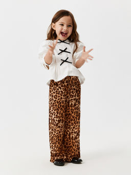 ACOOLA / Брюки детские для девочек Amat_pn леопардовый принт