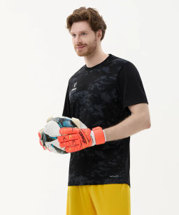 Перчатки вратарские JOGEL Legend UL4 Roll Negative, коралловый  фото 7