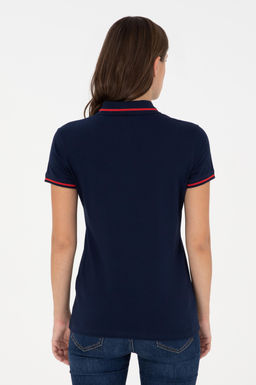 Женская темно-синяя футболка Неожиданная скидка в корзине - U.s. polo assn фото 5