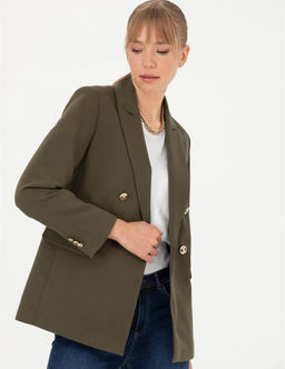 Haki Slim Fit Ceket - Pierre cardin фото 2