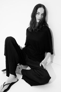 MAMA Pantalon plisado Before & After