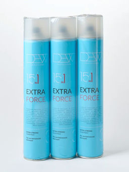 DEW Professional Лак для волос экстрасильной фиксации / 15 in 1 Extra Force, 500 мл