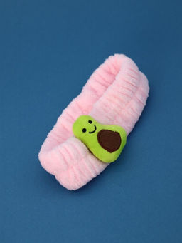 Повязка на голову "Green avocado", pink