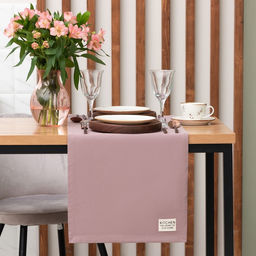 Дорожка на стол «Этель» Kitchen, 40×150±5 см, 100% хлопок, саржа 220 г/м², сиреневая