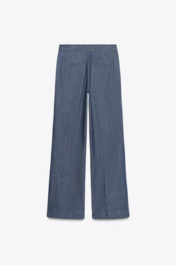 ZW COLLECTION MINIMALIST TROUSERS - Zara фото 8