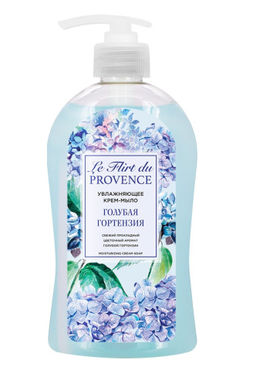ЛЕ ФЛИР жидк.мыло-крем 500мл Голубая гортензия