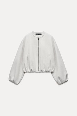 SOFT BOMBER JACKET WITH ELASTIC TRIMS - Zara фото 13