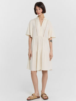 Платье женское бежевое