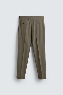 PANTAL?N REGULAR FIT TRAJE / Verde - Zara фото 6