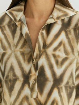 EMKA / Блузка из модала с принтом  фото 4