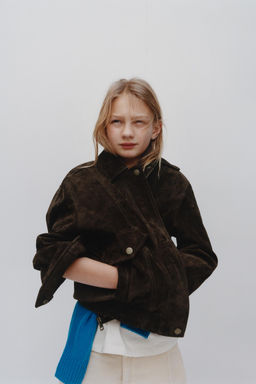 100% LEATHER JACKET - Zara фото 9