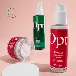 Лёгкий антивозрастной крем для лица Optimals - Oriflame фото 4