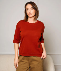 Футболка #КТ0467-55, терракотовый