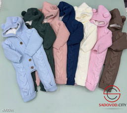 Вязаный детский комбинезон на меху - Bruno фото 12