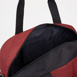 Сумка спортивная на молнии, наружный карман, цвет бордовый - Simaland фото 4