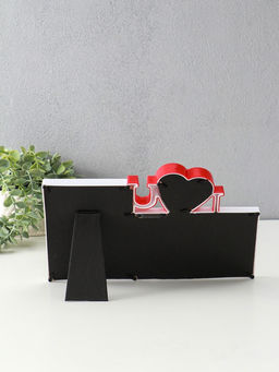 Фоторамка - коллаж на 2 фото 10?15 см Я люблю тебя, пластик, белая, 20?30.5 см