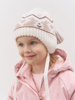 Шапка из смесовой шерсти Мокко 0+