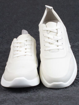 05-PDL195-8 LT. BEIGE Кроссовки женские (натуральная кожа)