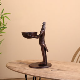 Конфетница «Петушок угощает», 21×25×41 см, алюминий