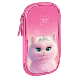 Пенал школьный Феникс+, арт.68935/ 24 ПРИНЦЕССА АВРОРА 11x20x2 см, полиэстер, молния, сублимационная