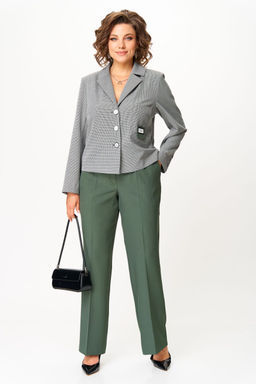 Костюм Aira Style 24240 серо-зеленый