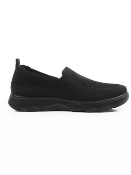 05-TEX-D03-07 BLACK Полуботинки спортивные летние мужские (текстиль)