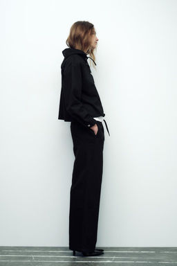 Z1975 HIGH-WAIST WIDE-LEG JOGGER JEANS - Zara фото 8