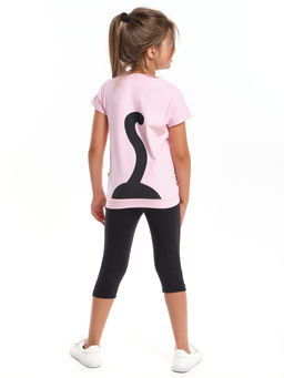Футболка для девочки	 UD 0783 розовый - Mini maxi фото 2