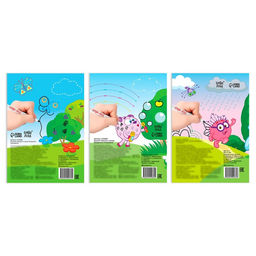 Набор книг Напиши и сотри, 3 шт. по 12 стр., А5, + 3 маркера, Смешарики  фото 5