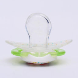 Соска-пустышка ортодонтическая, силикон, от 3 мес., Кошечка, цвет зеленый - Крошка я фото 4