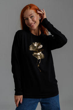 8519 Футболка с длинным рукавом женская