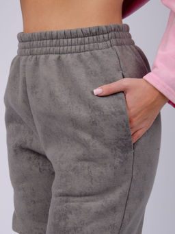 Джоггеры Мистерия 5, футер 3-х нитка начес - Малина фото 52