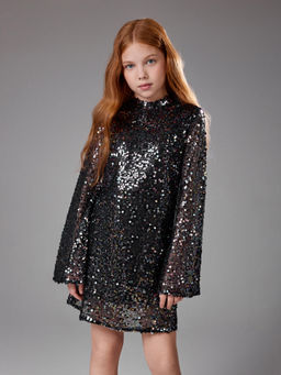 ACOOLA / Платье детское для девочек Gerbera черный фото 2