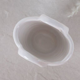 Кашпо Сумочка 8,5х6,5х8 см / 2036-3W /уп 12/120/белое - Галеонтрейд фото 3