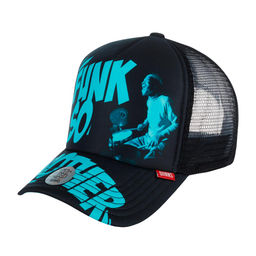 Бейсболка DJINNS арт. HFT Funksobrother (черный / голубой)