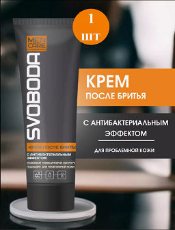 SVOBODA MEN CARE п/бритья крем 75мл с антибак.эффектом