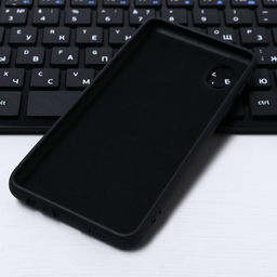 Чехол Krutoff, для Samsung Galaxy A01 Core, матовый, черный