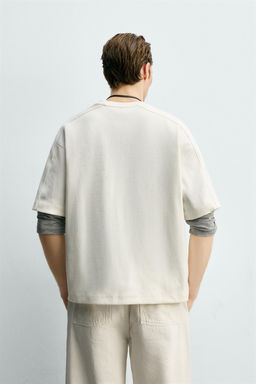 COMPACT TEXTURED SWEATSHIRT - Zara фото 3