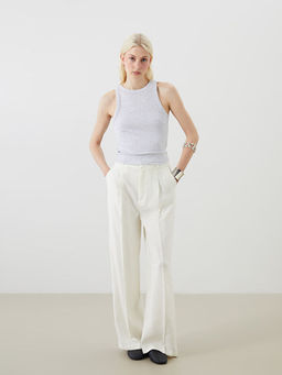 Bisiklet Yaka Dokulu Kad?n Atlet