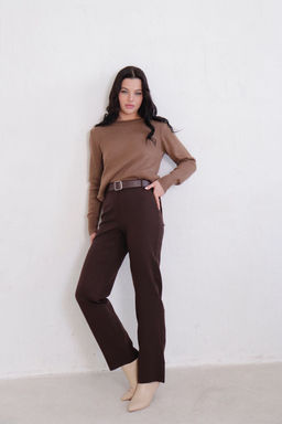 10972 Брюки со стрелками чёрные - Martichelli фото 28