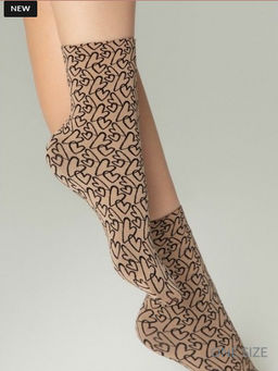 Носки жен. FANTASY 23С-84СП (30/1) - nero-natural - Conte elegant фото 2