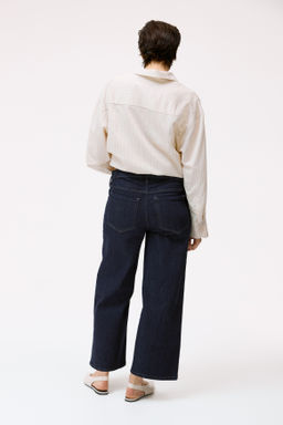 MAMA Wide Low Waist Ankle Jeans - H&m фото 6