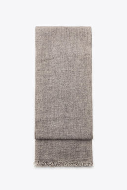 WOOLLEN SCARF WITH FRAYED EDGES - Zara фото 3