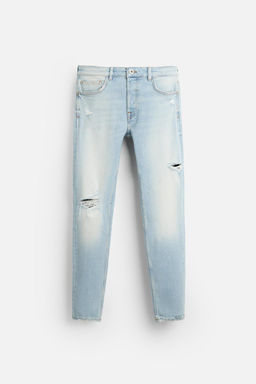 RIPPED SKINNY FIT JEANS - Zara фото 15