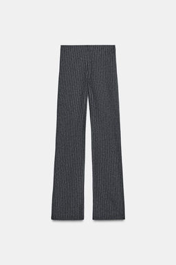 PINSTRIPE FLARE TROUSERS - Zara фото 8