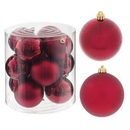 Набор из 12шт Украшение новогоднее "Шар", D 8 см, L8 W8 H9 см
