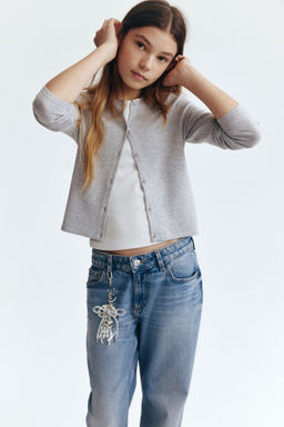 Baggy Fit Bootcut Leg Jeans