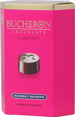 BUCHERON. Gourmet с малиной 130 гр. карт.упаковка