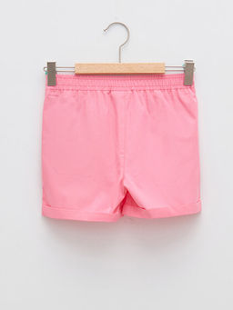 Beli Lastikli Basic Poplin K?z ?ocuk ?ort - Waikiki фото 2